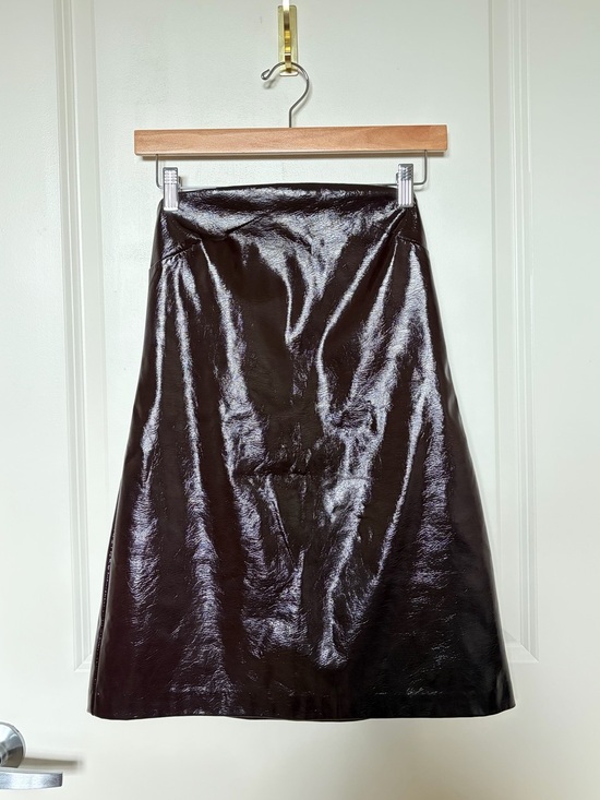 Abercrombie & Fitch Dresses & Skirts - Abercrombie & Fitch Brown Faux Leather Mini Dress
